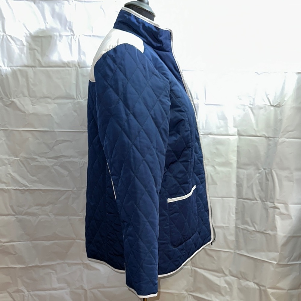 NFL Team Apparel New England Patriots Women's Navy Jacket size XL extra large - Picture 5 of 6